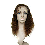 Lace Front Medium Long Deep Wave 100% India Reme Hair Wig Multiple Colors Available