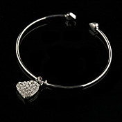 Love Story Ladies' Rhinestone Charm Bracelet