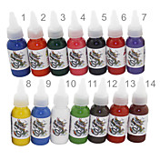 High Quality 14 Color Tattoo Ink Set 14*30ml