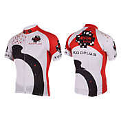 Kooplus-Mens Short Sleeve Clcying Jersey with 100% Polyester