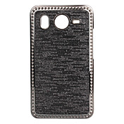 brillando el caso de galvanoplastia de protección para HTC Desire HD (gris plateado)