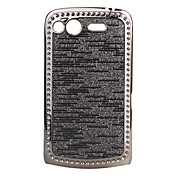 brillando el caso de galvanoplastia de protección para HTC Desire s (gris plateado)