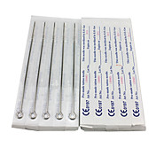 50PCS Sterile Stainless Steel Tattoo Needles 25 9RS 25 7F