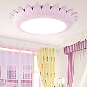 Ceiling Light in Flower Shaped Shade Pink