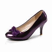 Patent Leather Stiletto Pumps With Bow (More Colors)