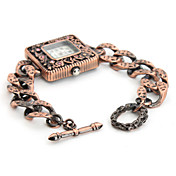 Women's Retro Alloy Analog Quartz Bracelet Watch (Assorted Colors)