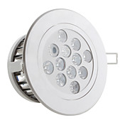 12W 1080LM 6000K Natural White Light LED Ceiling Bulb (85-265V)