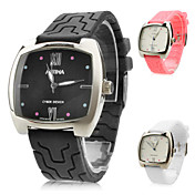 Women's Silicone Analog Quartz Wrist Watch (Assorted Colors)