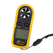 LCD de la velocidad del viento trocha métrica