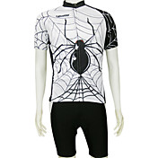 Kooplus-Mens Cycling Short Suits with BIB Shorts (Spider)