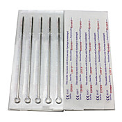 50pcs sterili in acciaio inox aghi per tatuaggio 25 5f 25 5RL