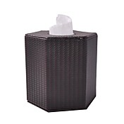 barril de tejido hexagonal (patrón de café de bambú)