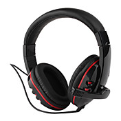 3,5 mm stereo super bass hodetelefoner med mikrofon