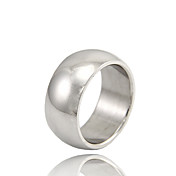 mannen wijde boog titanium stalen ring