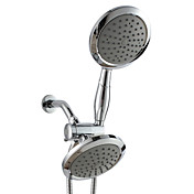 Third Gear Cartridge Water-saving Round Chrome Finish Shower Faucet Set