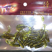 doux appâts 40mm 1g ver packs de silicium leurres (20 pièces / couleur assortie)