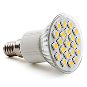 E14 5050 SMD 21-LED Warm White 200-220LM Light Bulb (230V, 3-3.5W)