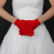 des gants de mariée en soie (autres couleurs disponibles)