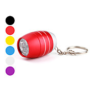 barril forma 6 leds chaveiro lanterna