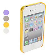 Pára-choque Ultra Fino para iPhone 4 e 4S (Várias Cores)