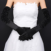 satin de mariée Gants doigts longueur d'opéra (plus de couleurs disponibles)