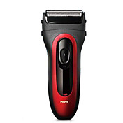 povos oplaadbare waterproof dual-blade slimme folie scheerapparaat