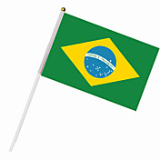 Nylon-Brasilien-Flagge (30 x 14 cm)