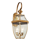 gouden wandlamp met 3 lampjes