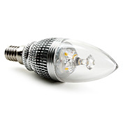 E14 3x1W 270LM 3000K Warm White Light LED Candle Bulb (85-265V)