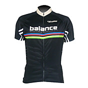 Kooplus-Men's 100% Polyester Short Sleeve Cycling Jersey