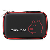 mumu caso de perros de protección para Nintendo 3DS (negro)