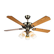 Contemporary 2 - Mode Hugger Ceiling Fan Lights with 5 Lights