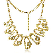 Fashion Rhinestone Alloy Platinum Necklace