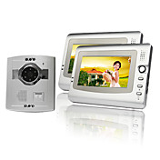 2 Classic 7" Color  Video Door Phone Monitors With ABS Camera