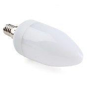 Foco Tipo Vela LED de Luz Blanca Tibia de 2800-3500K de 150lm de 1W E14 de 220-240V