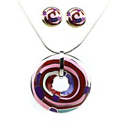 Lollipop Ladies Jewelry Sets Including Necklace & Earrings