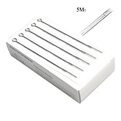 50 Pcs Sterile Stainless Steel Tattoo Needles 5M1