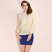 ts bloc de couleur structure de chemise chemisier