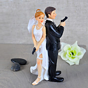 "Geheimagenten" Bride & Groom Wedding Cake Topper