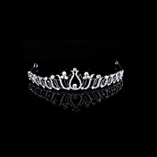 elegant cubic zirconia og rhinestone brude tiara