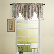 beige broderi swag Valance