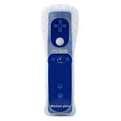 2-In-1 MotionPlus Remote Controller for Wii/Wii U with Silicon Case (Blue)