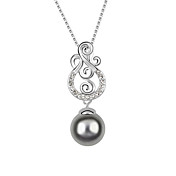Austrian Pearl With Real Platinum Plated  Anti-Allergy Ladies Necklace Beauty (More Colors)