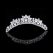 Rainbow-Shaped Cubic Zirconia And Rhinestone Bridal Tiara