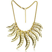 la moda y el collar especial aleación de oro