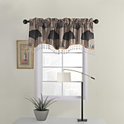 ginkgo blad scalloped Valance