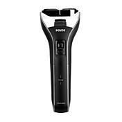 100-240V 360-degree Rotation Dual-head with Pop-up Trimmer Water Proof Shaver POVOS PQ6306