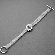 Beautiful Silver Plated Chains Unisex Bracelet