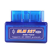 Super Mini ELM327 Bluetooth V1.5 OBD2 Car Diagnostic Interface Tool - Blauw