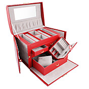 Butterfly Alligatoring Leatherette Ladies'Jewelry Box(More Colors)